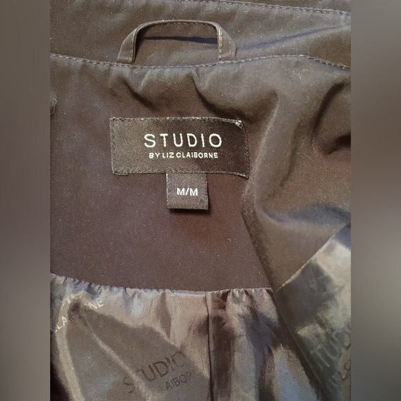 Studio Rain Trench Coat by Liz Claiborne Medium - Picture 5 of 6